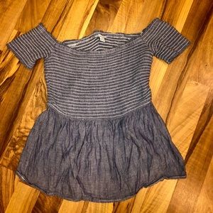 Off the shoulder blouse